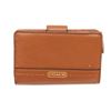 Image 1 : Coach Tan Crossgrain Leather Tab Wallet