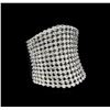 Image 1 : 2.50 ctw Diamond Ring - 14KT White Gold - 14KT White Gold