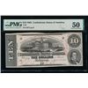 Image 1 : 1863 $10 T-59 Confederate PCGS 50
