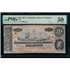 Image 1 : 1864 $20 T-67 Confederate PMG 50
