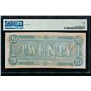 Image 2 : 1864 $20 T-67 Confederate PMG 50