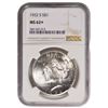 Image 1 : 1922-S $1 Peace Silver Dollar NGC MS62+