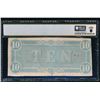 Image 2 : 1864 $10 T-68 Confederate PCGS 55PPQ