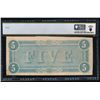 Image 2 : 1864 $5 T-69 Confederate PCGS 58