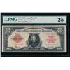 Image 1 : 1923 $10 Poker Chip Legal Tender Note PMG 25