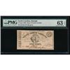 Image 1 : 5 Cent Raleigh NC Obsolete Note PMG 63EPQ
