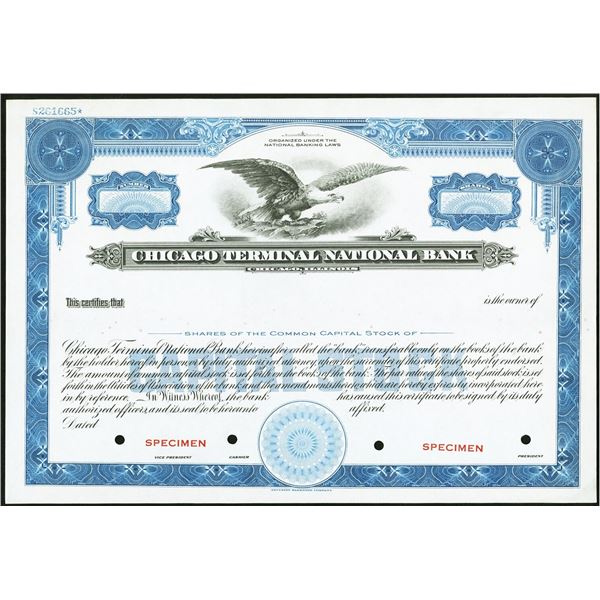 6 National Bank Stock Certificates