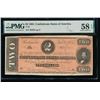 Image 1 : 1864 $2 T-70 Confederate PMG 58EPQ