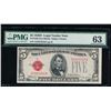 Image 1 : 1928D $5 Legal Tender Note PCGS 63