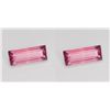 Image 1 : Natural Baguette Pink Tourmaline Pair - VVS