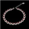 Image 1 : Natural Stunning Oval Red Ruby Bracelet