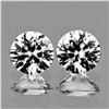 Image 1 : Natural Diamond Cut Cambodian White Zircon Pair