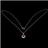 Image 3 : Natural Round Red Ruby Necklace
