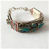 Image 2 : Tibet Hand Made Turquoise Bracelet