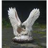 Image 2 : Hand carved Antler 3D Landing Eagle Pair