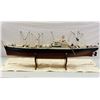 Image 8 : Beautifully Made 50" Lond American Scout Cargo ship on stand with Papers Very Good Detail Quality Cr