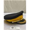 Image 2 : Vintage RCMP Police Officer Visor and Badge 1971 Size 7