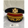 Image 1 : US Officer's Visor Hat. Fine Quality Size 7 1/4