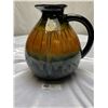 Image 1 : Large Beautiful Mid Century Modern Drip Glaze Pitcher/Jug. Signed 10.5" x 10" Excellent Condition