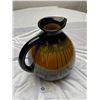 Image 3 : Large Beautiful Mid Century Modern Drip Glaze Pitcher/Jug. Signed 10.5" x 10" Excellent Condition