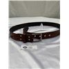 Image 2 : Handmade Tooled Leather Belt Very Good Quality 46" Long