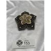 Image 1 : Vintage 5 Pedal Metal Flower Belt Buckle Good Quality