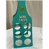 Image 2 : Wooden Wine Snob Sign & Bottle Holder Plus 2 Native Carved Wine Glasses