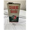 Image 1 : Vintage 1 Gallon BA Cleaning Solvent Full Tin