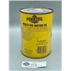 Image 2 : Full Penzoil 1qt 10w40 Oil Paper Label