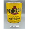 Image 1 : Vintage 1 US Gallon Penzoil Motor Oil. Nice Shape, Full
