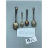Image 1 : 4 Hallmarked Sterling Silver Spoons Weighs 70grams