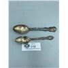 Image 2 : 4 Hallmarked Sterling Silver Spoons Weighs 70grams
