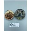 Image 1 : Antique Glass Paperweights- English Scenery