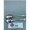 Image 2 : Lot of 2 Antique 800 Silver Teaspoons