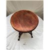 Image 2 : Vintage Solid Wood Piano Stool with Claw Feet on Glass