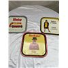 Image 1 : 3 Vintage Alcohol Trays, 1 Gin and 2 Scotch Whiskey