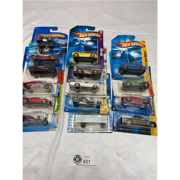 Nice Lot of 15 UNOPENED NIP Hotwheels