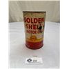 Image 1 : Vintage 1qt Golden Shell Motor Oil Tin