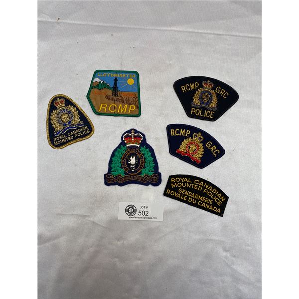 Group of Vintage RCMP Patches