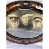 Image 2 : WWI Bubble Glass Photograph of 3 Canadian Soldiers ( Brothers)