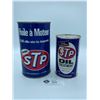 Image 2 : 15 oz  STP Oil Treatment Full Tin + 1qt Full STP Oil Can