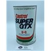 Image 2 : Full Castrol Super GTX 1 Qt Motor Oil Tin
