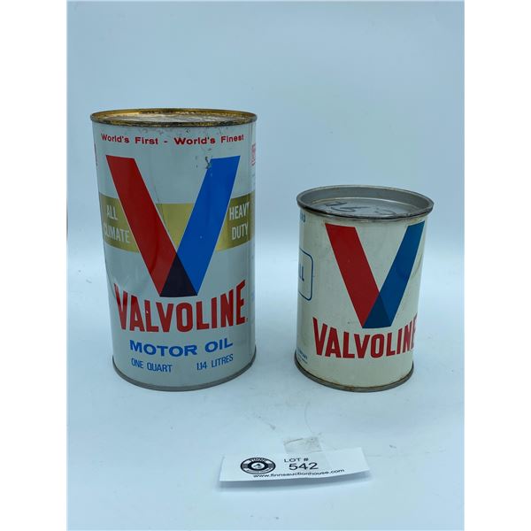 1lb Valvoline X-All Can + Valvoline Motor Oil Tin