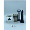 Image 1 : Small Collectible Lot of 2 Totem Poles with Vancouver Pewter Cup etc