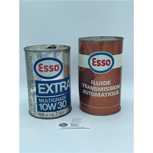 2 Esso 1 Ltre Cans 1 Transmission 1 Motor Oil