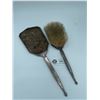 Image 1 : 2 Sterling Silver Pieces 1 a Brush, and Mirror without Glass Lots of Silver