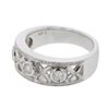 Image 1 : Natural 0.25 CTW Diamond Ring 18K White Gold - REF-108W9H