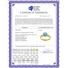 Image 2 : Genuine 1.15 ctw Blue Topaz Ring 14KT Yellow Gold - REF-51W4Y