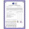 Image 2 : Genuine 4.5 ctw Amethyst Earrings 14KT White Gold - REF-20K4V