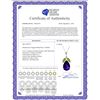 Image 2 : Genuine 6.5 ctw Amethyst & Peridot Necklace 14KT Rose Gold - REF-38Z2N